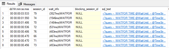 Small processes running in parallel with no blocking